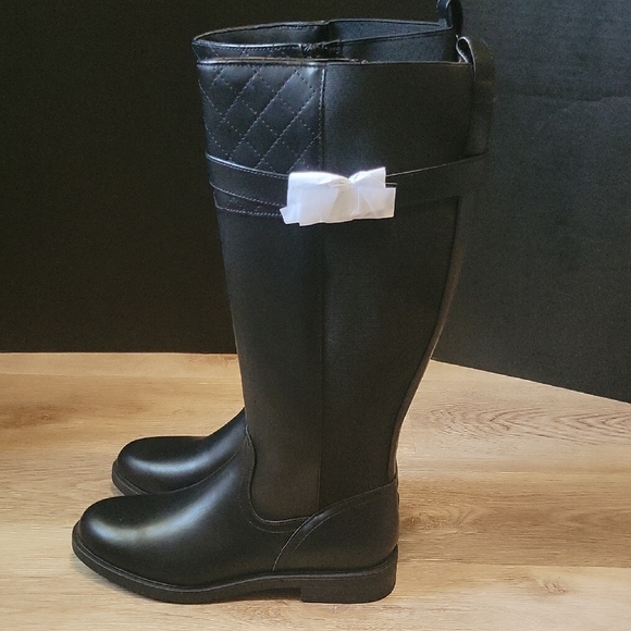 St John Bay Black Women's Riding Boots Size 9.5 - Picture 6 of 6